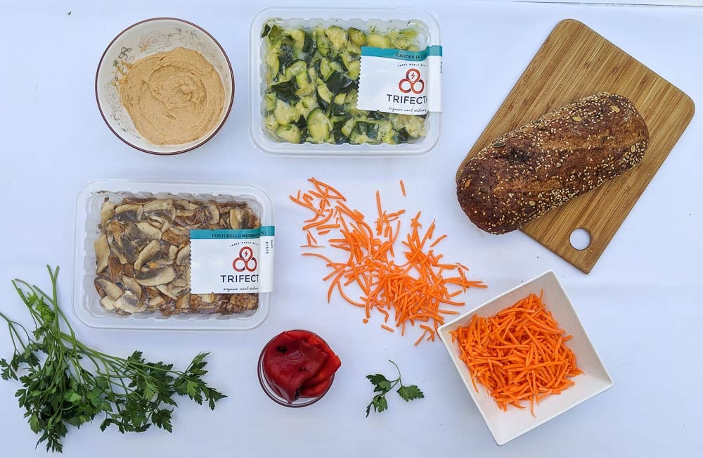 Vegan Roasted Veggie Sandwich Recipe